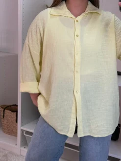 A-bee Thea Shirt Light yellow