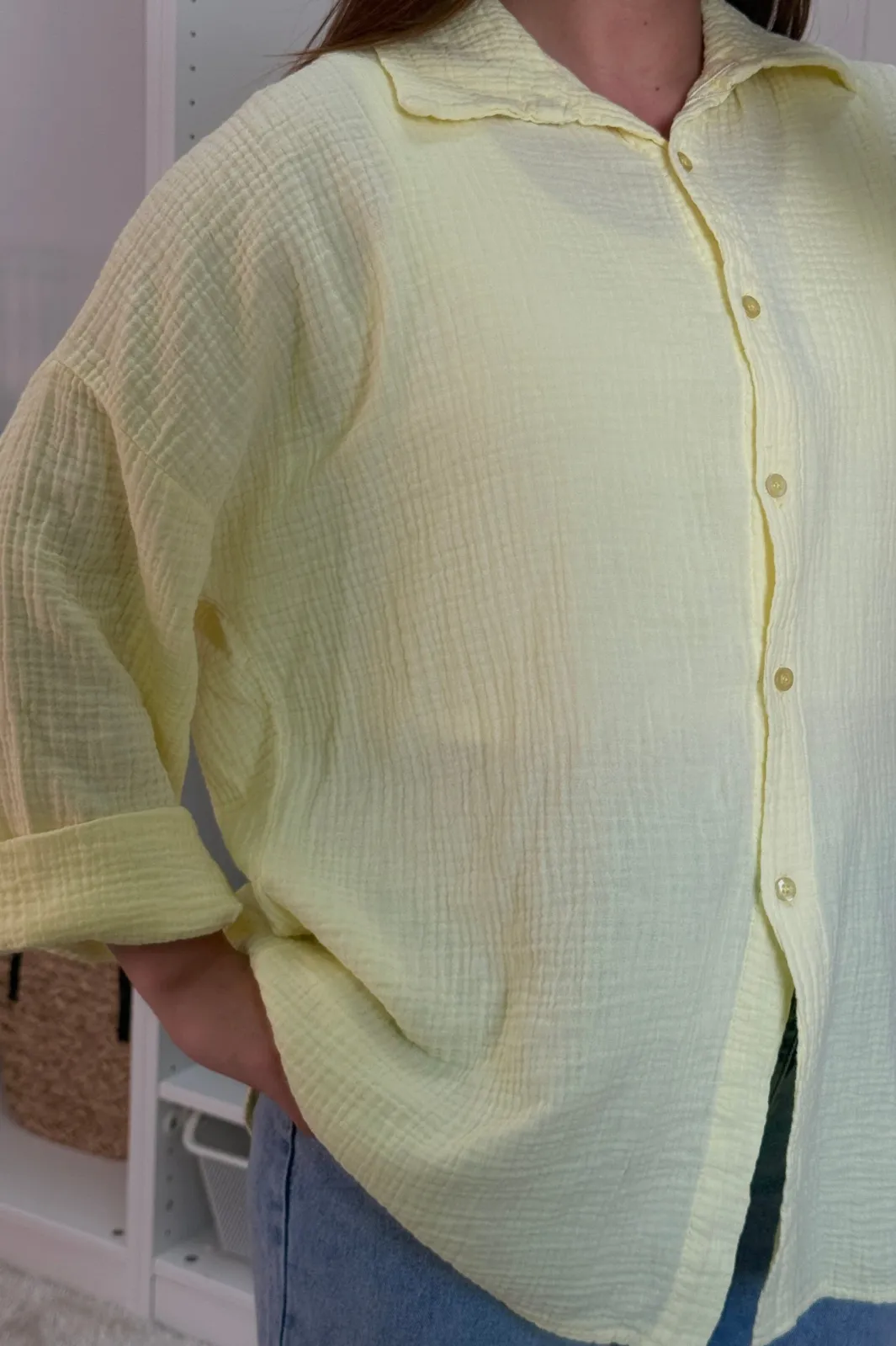 A-bee Thea Shirt Light yellow