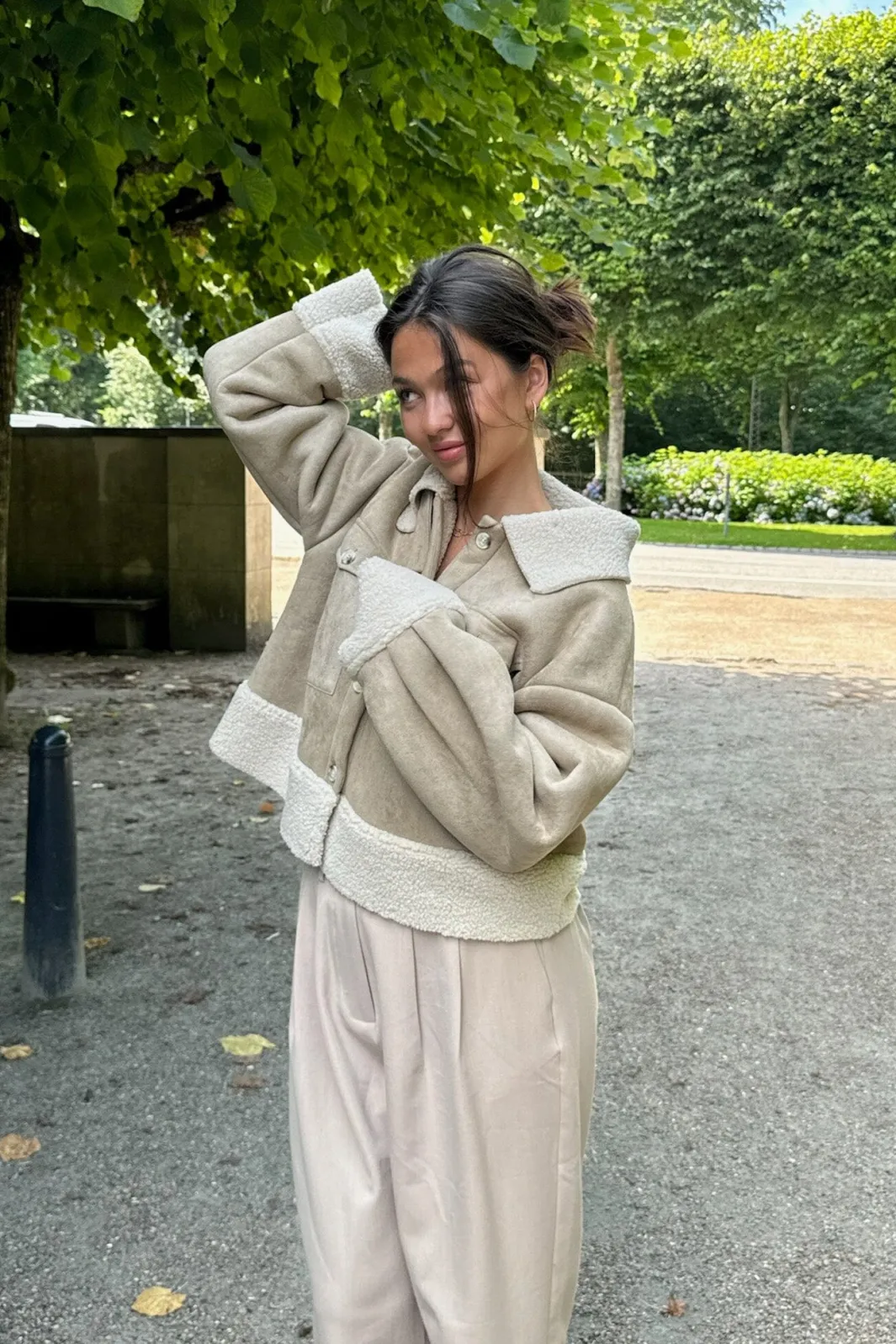 Discount BYIC Theaic Teddy Jacket lbrown Light Brown