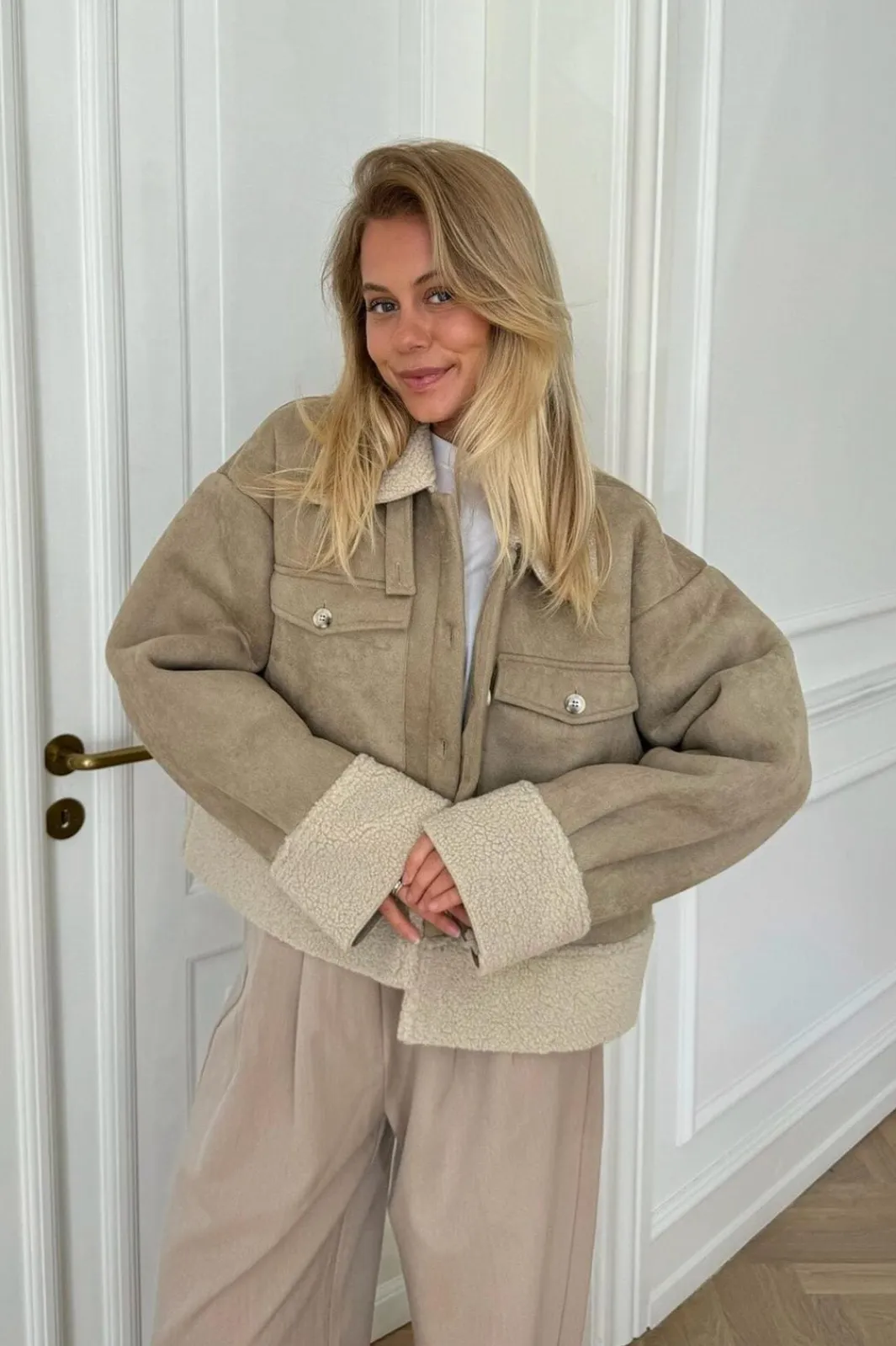 Discount BYIC Theaic Teddy Jacket lbrown Light Brown