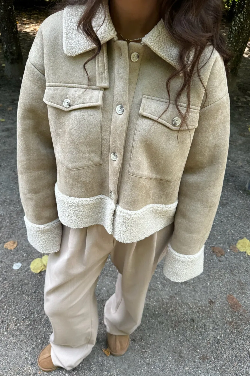 Discount BYIC Theaic Teddy Jacket lbrown Light Brown