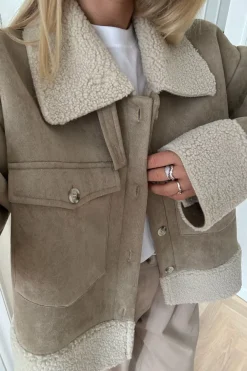 Discount BYIC Theaic Teddy Jacket lbrown Light Brown