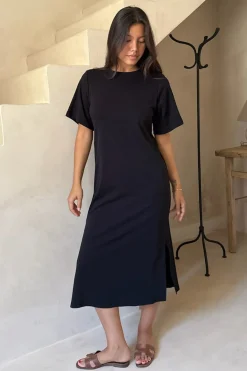 Sale BYIC Theaic Tshirt Dress A23942 Black