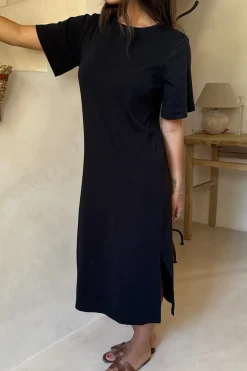 Sale BYIC Theaic Tshirt Dress A23942 Black