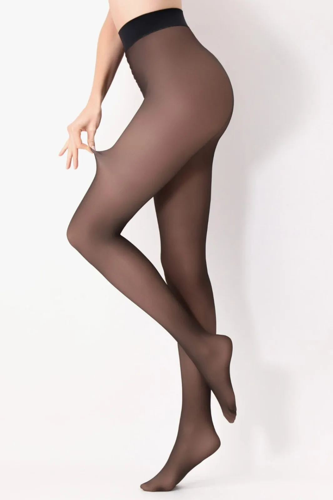 Hot Oroblu Thermo Nude Tights VOBC01692 190 Black