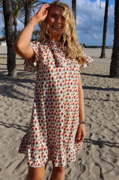 Hot Liberte Tia-Frill-Dress 22055 Strawberry