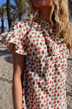 Hot Liberte Tia-Frill-Dress 22055 Strawberry