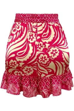 New Liberte Tia-Frill-Short-Skirt 22238 Pink Mix