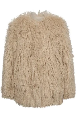 Best Haute L'Amitié Tibet Fur Jacket HL10275 Off-White
