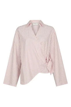 Hot Neo Noir Tifuna Stripe Wrap Shirt 167535 754