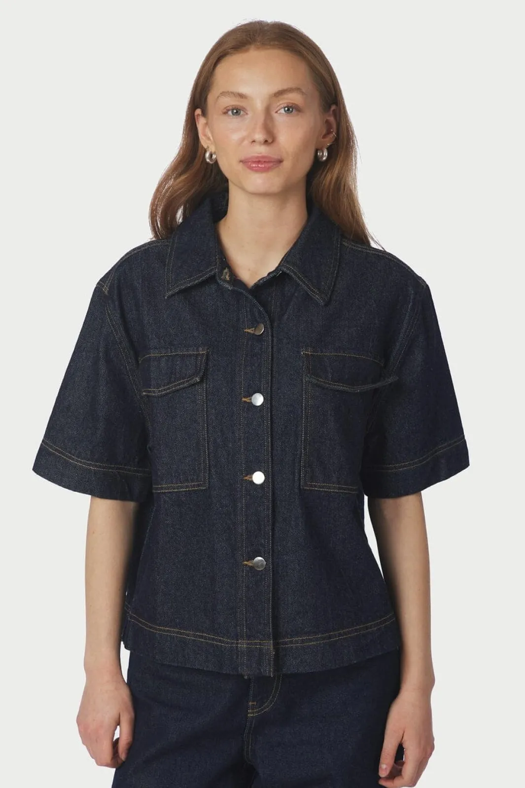 Sale Neo Noir Tiki Denim Shirt 164303 534