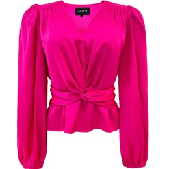 Liberte Tiki Ls Twist Blouse 22120 Pink