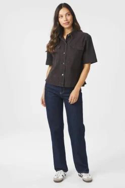 Hot Neo Noir Tiki Solid Shirt 166370 676