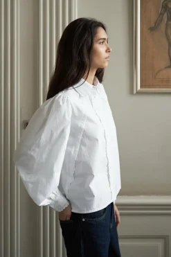 Clearance Neo Noir Tilly C Poplin Shirt 163534 120