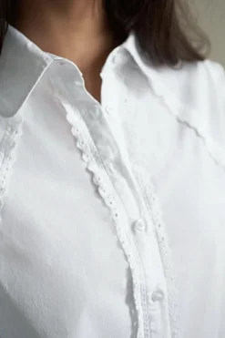 Clearance Neo Noir Tilly C Poplin Shirt 163534 120