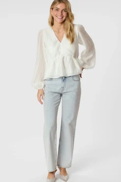 Outlet Neo Noir Timmy Solid Blouse 164913 120