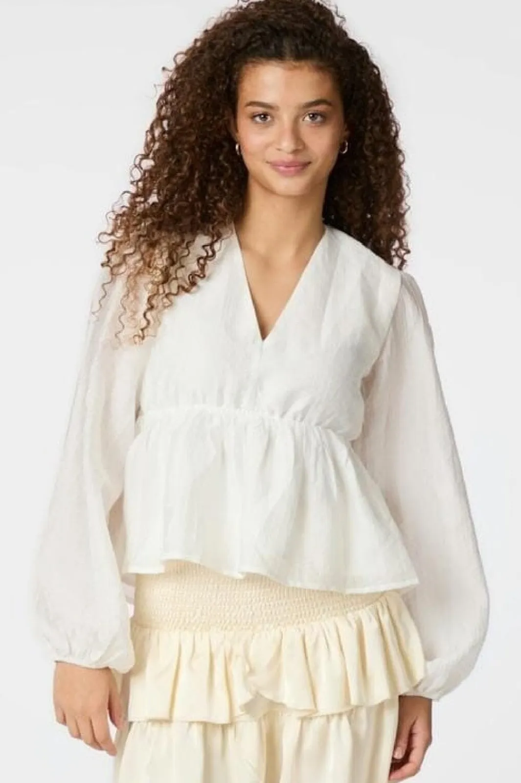 Outlet Neo Noir Timmy Solid Blouse 164913 120
