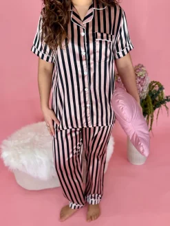 A-bee Tine Pyjamas Black