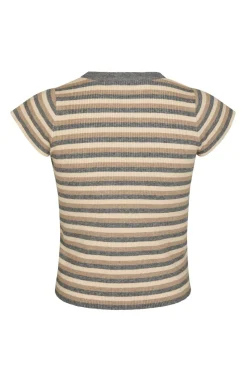 Best Neo Noir Tirra Simple Stripe Knit Top 166630 130