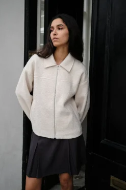 Neo Noir Titan Soft Boucle Jacket 162865 121