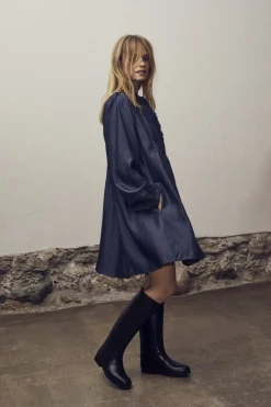 Discount Co´Couture Tituscc Denim Dress 36300 555 Dark Denim