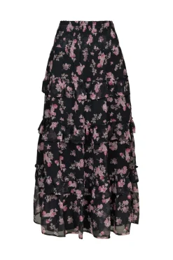 New Neo Noir Toddy Marigold Print Skirt 165526 702