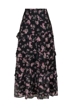 New Neo Noir Toddy Marigold Print Skirt 165526 702
