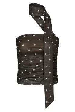 Best Neo Noir Torinti Mesh Dot Top 165892 210