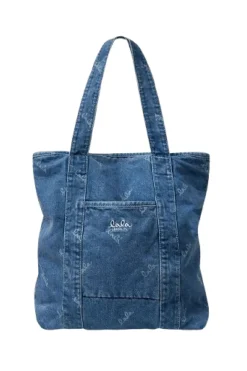 Outlet Lala Berlin Tote Carmela 10017343 Washed Blue