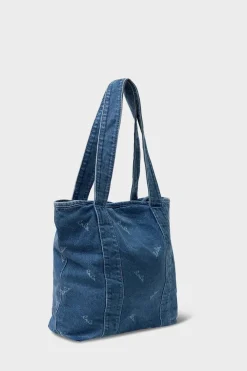 Outlet Lala Berlin Tote Carmela 10017343 Washed Blue
