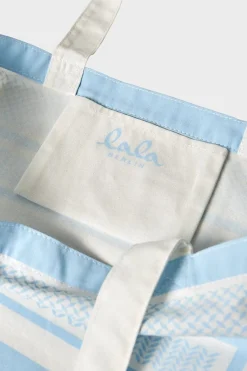 Best Lala Berlin Tote Maja 10010371 Heritage Stripe Blue