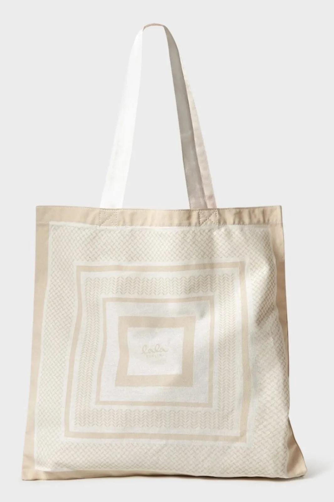 Discount Lala Berlin Tote Maja 10010373 Heritage Stripe Cream