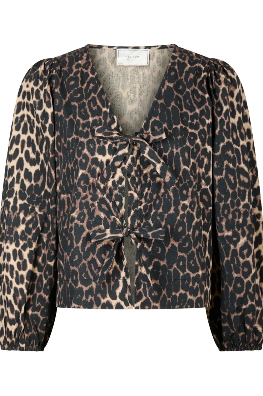 Discount Neo Noir Tova Leo Blouse 164451 Leopard