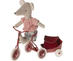 Clearance Maileg Tricycle Mouse, Big Sister Red