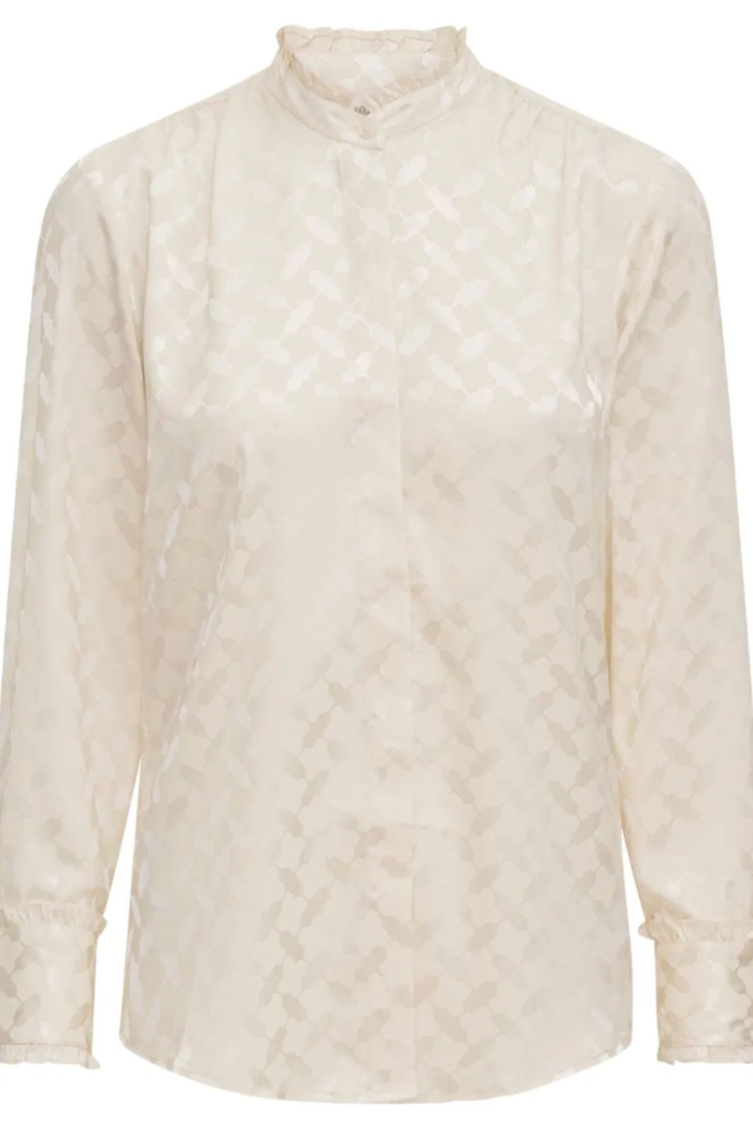 Karmamia Trinity Shirt Ivory Keffiyeh Jacquard