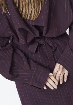 Online Co´Couture Trinnycc Stripe Batwing Dress 46011 67