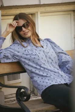Best Co´Couture Trixiecc Dot V-Shirt 35871 17