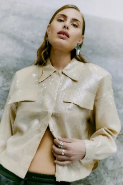 Sale Copenhagen Muse Trucker-jacket 205293 8217 Warm Sand