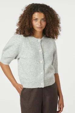 Clearance Neo Noir Trudy Deco Knit Cardigan 164514 103