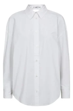 Discount Haute L'Amitié Twist Bow Shirt HL10209 White