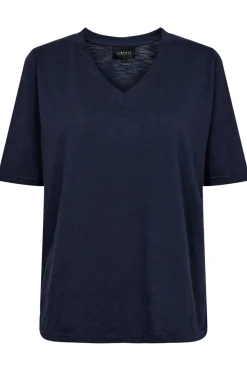 Best Liberte Ulla-Ss-Vneck-Tshirt Navy