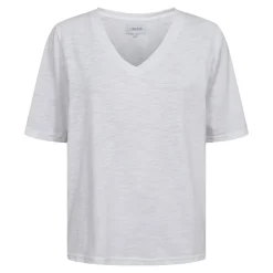 New Liberte Ulla-Ss-Vneck-Tshirt White
