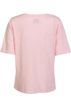 Clearance Liberte Ulla-Ss-Vneck-Tshirt 21675 Light Rose