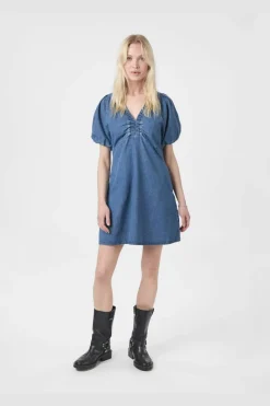 Online Neo Noir Uma Denim Dress 165930 140