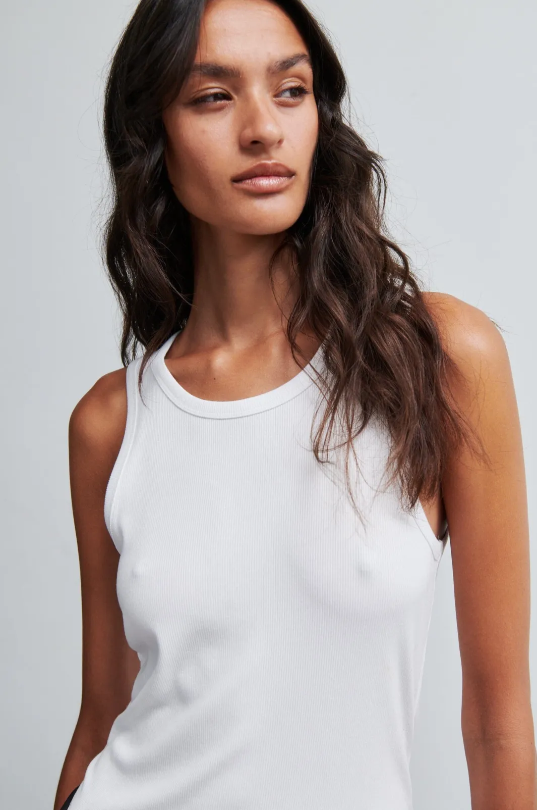 Hot Second Female Under Tank Top 60175 1001 White