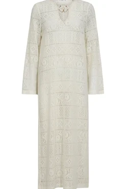 Sale Haute L'Amitié Utopia Lace Ls Buckle Dress HL10081 Off-White