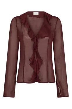Hot Neo Noir Valappa Chiffon Blouse 166668 682