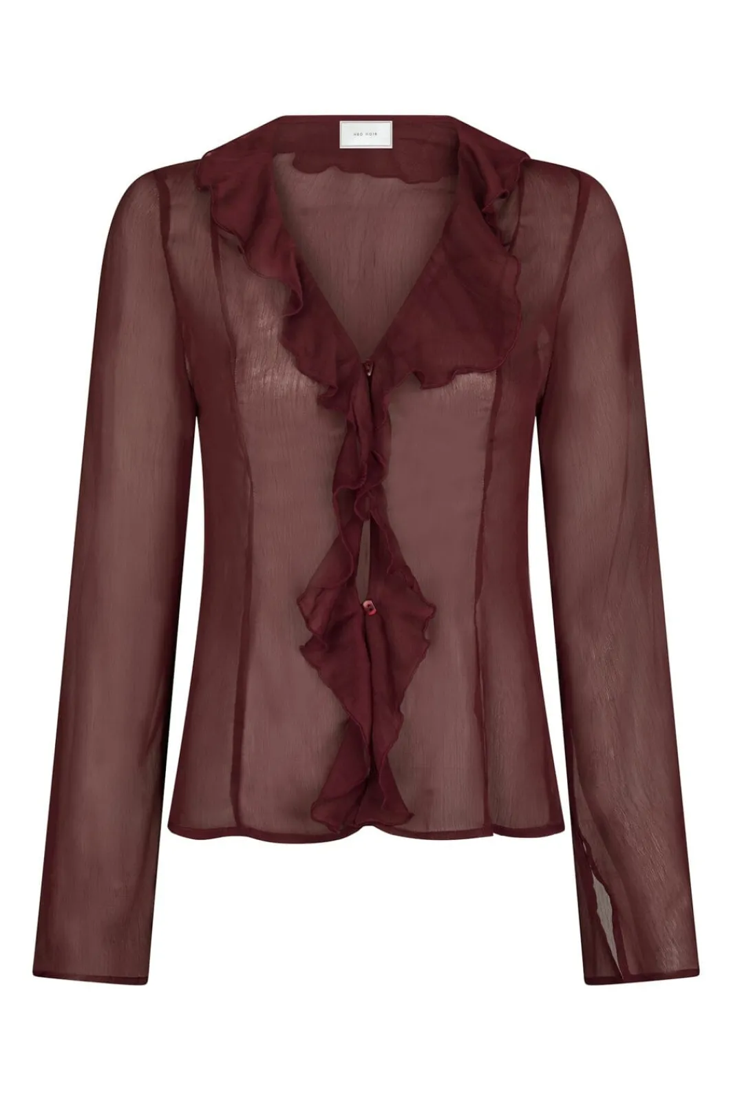 Hot Neo Noir Valappa Chiffon Blouse 166668 682