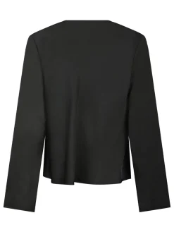 Hot Neo Noir Vallista Soft Satin Blouse 163844 Black