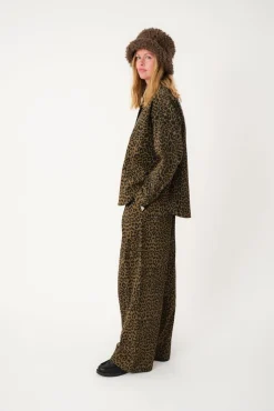 Hot Lollys Laundry Veidall Shirt Ls25461-1043 72 Leopard Print